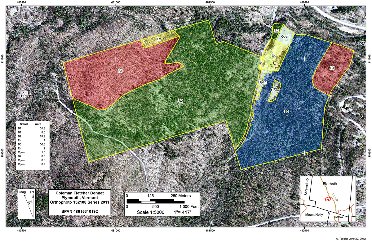 Plymouth Vermont Orthophoto