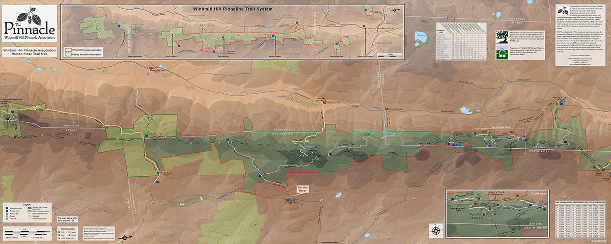 Windmill Hill Pinnacle Assn. Trail Map