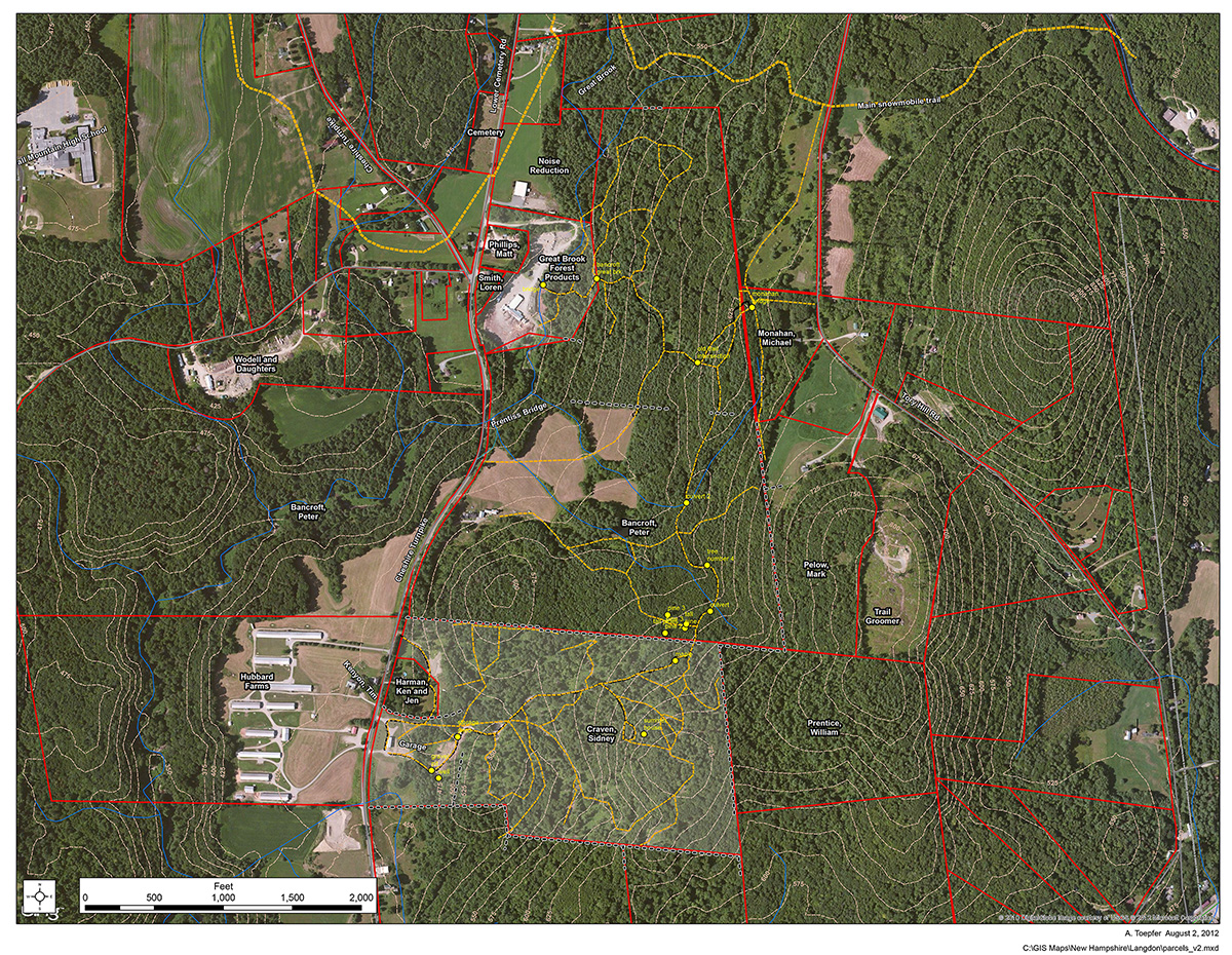 Bear Easement Map, Ninevah Foundation