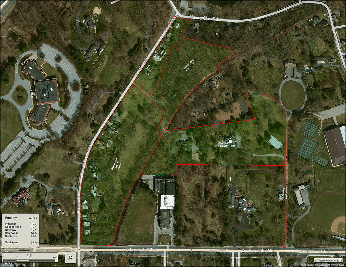 Bear Easement Map, Ninevah Foundation