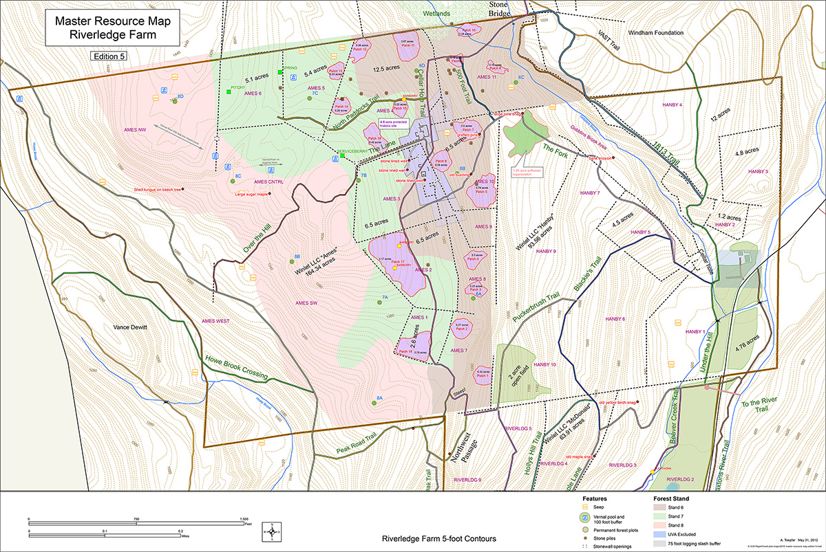 Bear Easement Map, Ninevah Foundation