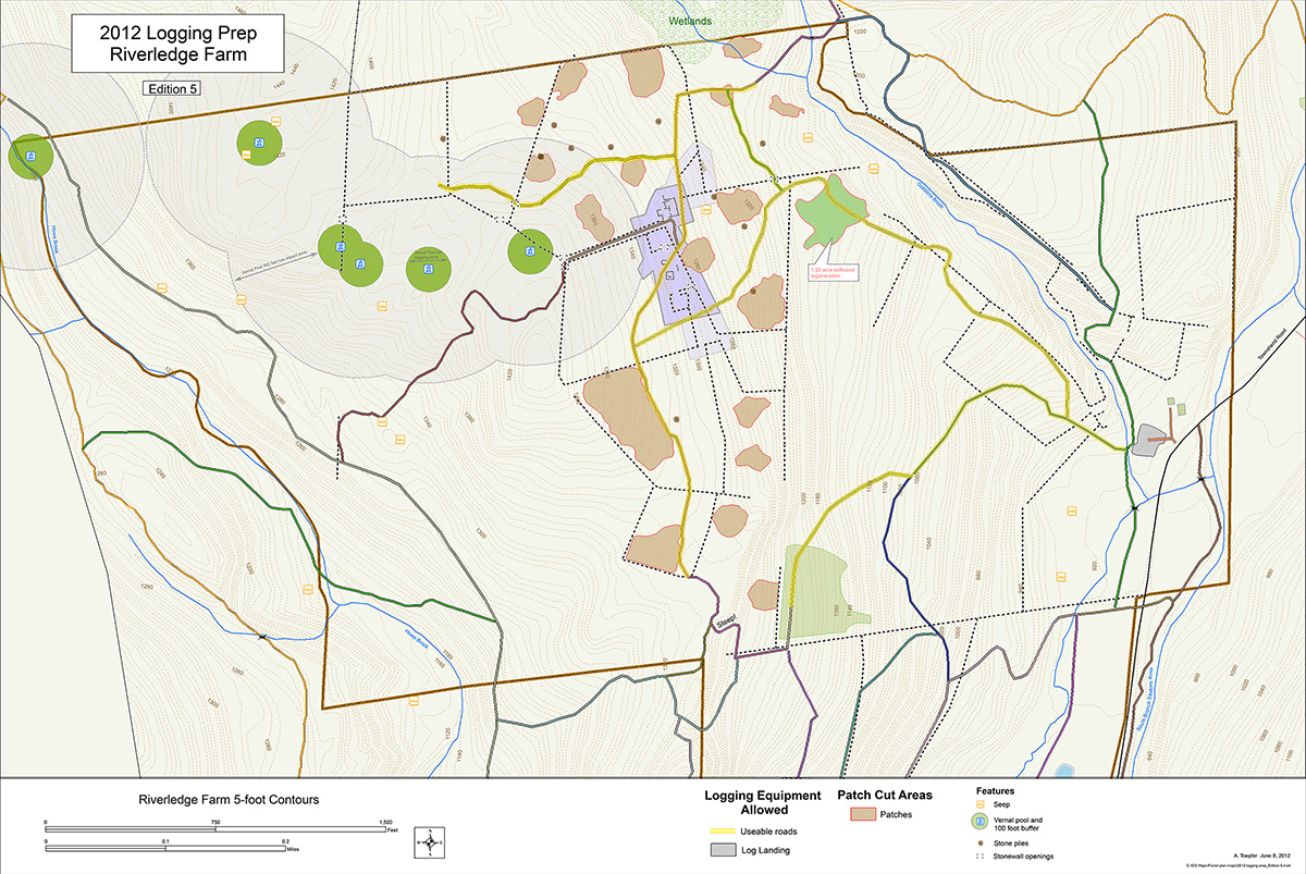 Bear Easement Map, Ninevah Foundation