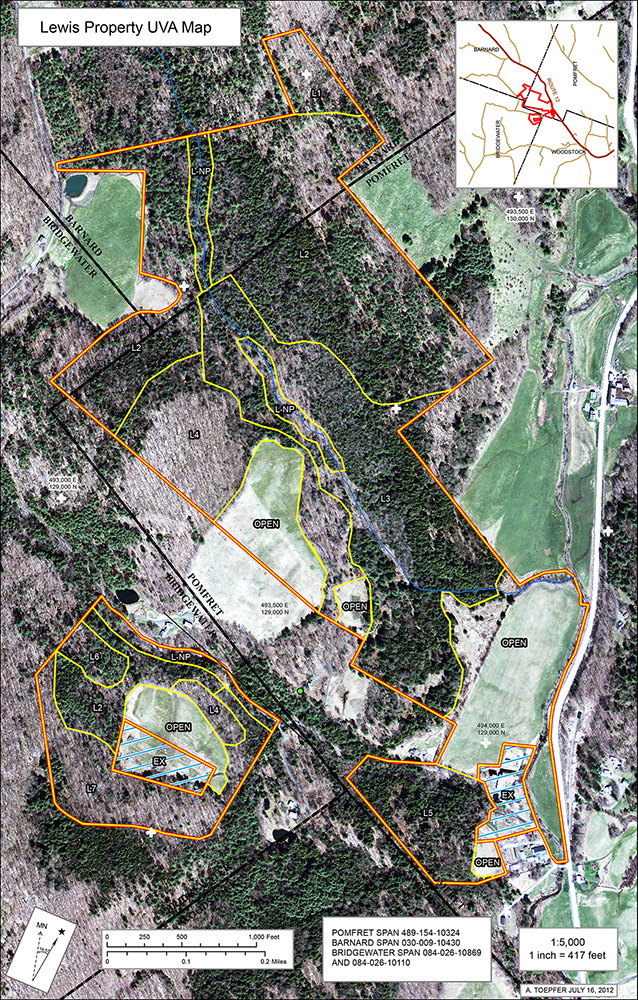 Bear Easement Map, Ninevah Foundation