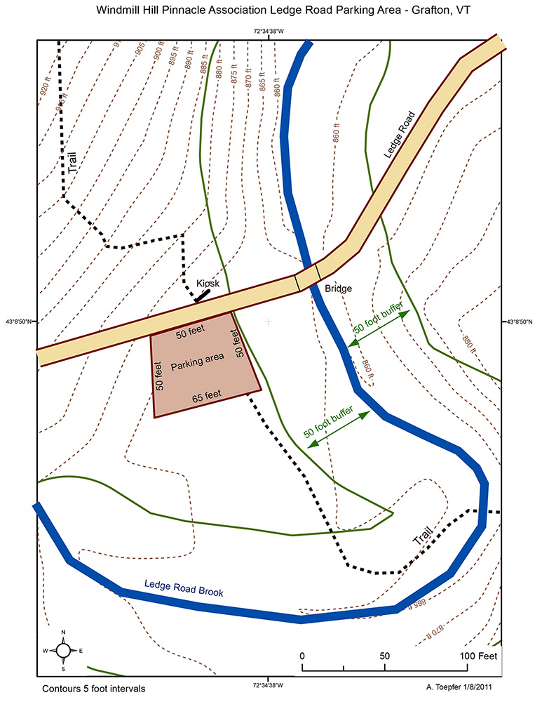 Bear Easement Map, Ninevah Foundation